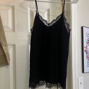 Monteau Black Lace Camisole